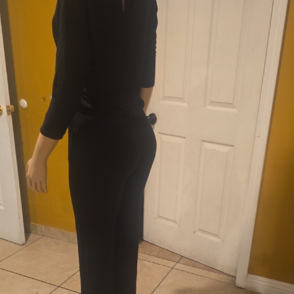 Michael Stars Black Off-Shoulder Jumpsuit - Picture 4 of 5